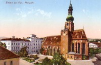 NÖ: Gruß aus Baden 1915 Pfarrplatz